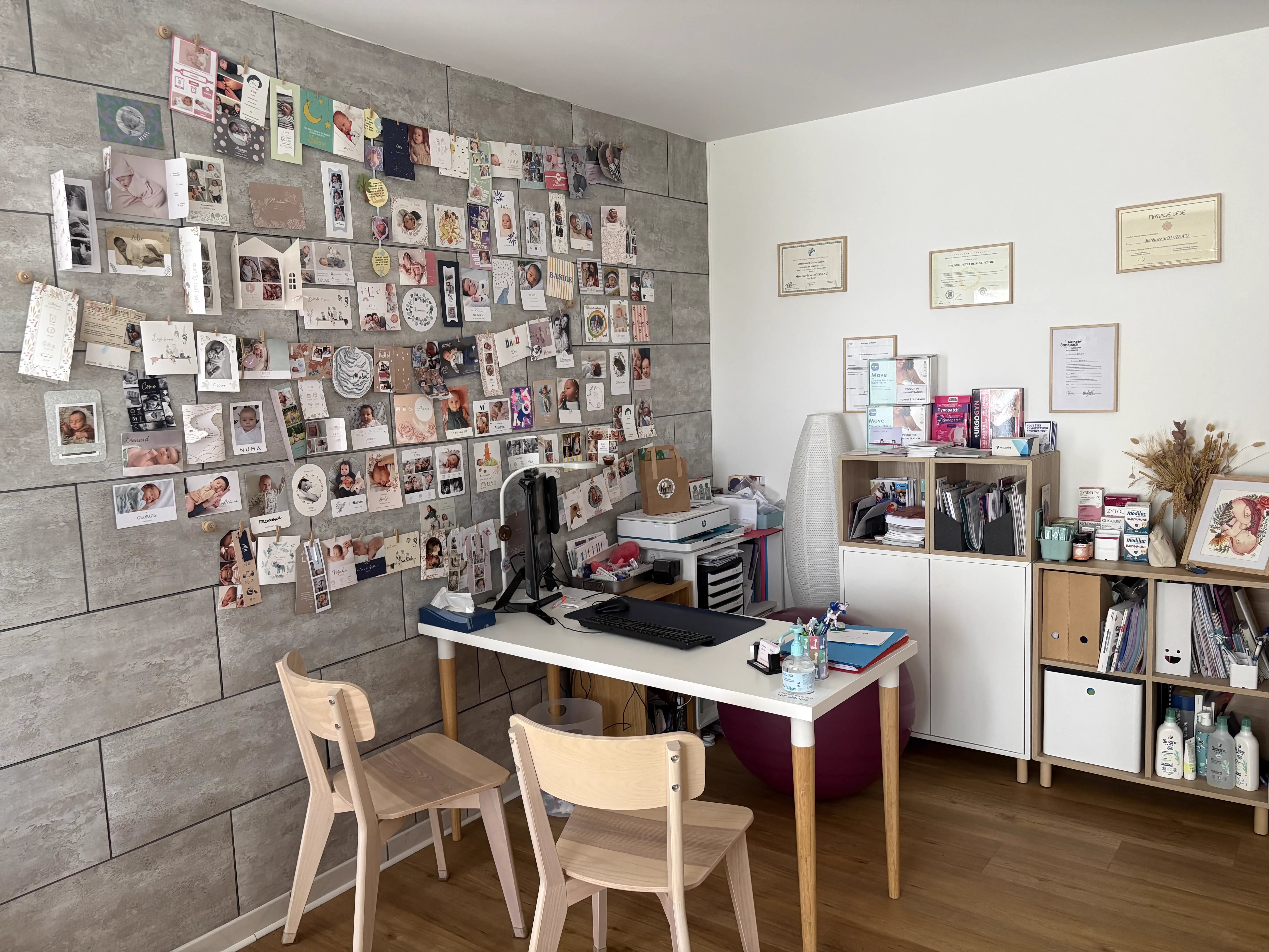 Cabinet de Marion Goiziou — Espace ateliers et préparation
